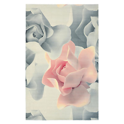 Ted Baker Porcelain Rose Rug, Pink/Grey Ted Baker Porcelain Rose Rug, Pink/Grey